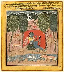 Asavari Ragini, Ragamala paintings, ca 1610