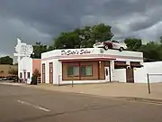 1958 Texaco Station (now De Soto's Salon) on Route 66