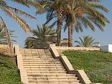 Ashdod, ancient lighthouse which was used in conjunction with Minat al-Qal'a fort (at top of modern staircase)