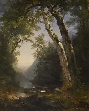 The Catskills, 1859 painting by Asher Brown Durand depicting the Catskills using the "sublime landscape" approach