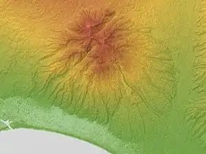 Mount Ashitaka is located in 100x100