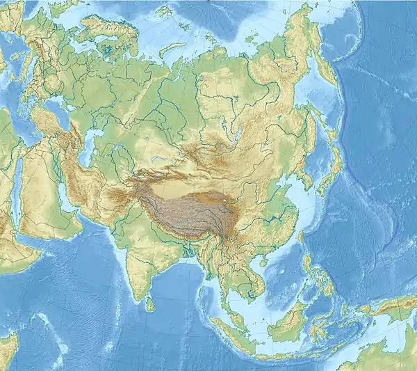 Neanderthal is located in Asia