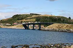 View of the Askjesund Bridge in Rennesøy