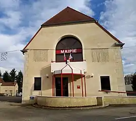 The town hall in Asnans-Beauvoisin