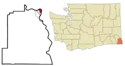 Location of Clarkston, Washington