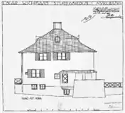 Sturegarden House, north facade, architect Gunnar Asplund 1913.