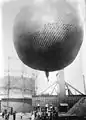 Assmann in 1911 in the "Ms. Sofia" balloon