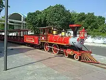 The Atal Express at Kankaria Lake, Ahmedabad, India, named after former Prime Minister Atal Bihari Vajpayee.