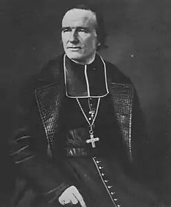 Georges Darboy, Archbishop of Paris, executed with five other hostages by a Commune firing squad on 24 May