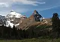 Mt. Athabasca (left) and Hilda Peak (right)