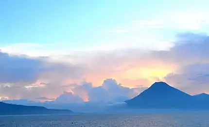 Panorama of Lake Atitlán, Guatemala
