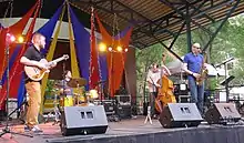 On the main stage at the Twin Cities Jazz Festival, 2014.