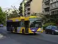 A Van Hool trolleybus in Athens
