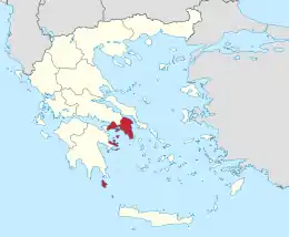 Location of Attica
