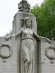 War memorial in Auchonvillers