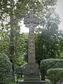 Cross erected in 1893 by the New York Academy of Sciences in honor of John James Audubon.