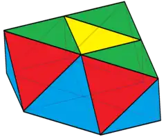 Augmented triangular cupola