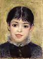 Auguste Renoir, Lachendes kleines Mädchen, Porträt der Schauspielerin Jeanne Samary (Sammlung Leo Lewin u. Max Silberberg).
