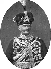 Field Marshal August von Mackensen with Deaths Head Hussars insignia