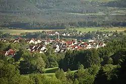 View of Eislingen from the north