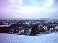 View of Eilendorf, with the Lousberg (background right) and Aachen Forest (horizon)