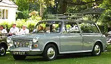 Austin 1100 Mk.I Countryman (three-door estate ) 1967.  A red 1100 Countryman was immortalised in the Fawlty Towers episode "Gourmet Night"