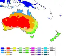 Image 6Australia-Oceania Köppen Map (from Australian snake habitats)