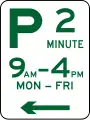 (R5-12) Parking Permitted: 2 Minutes