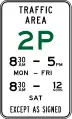 (R5-62) 2 Hour Parking Area