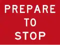 (T1-18) Prepare to Stop