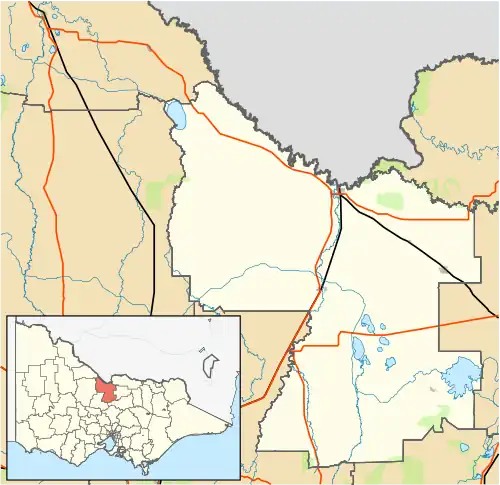 Whroo is located in Shire of Campaspe