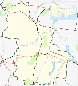 Moolort is located in Shire of Central Goldfields
