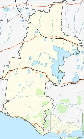 Brucknell is located in Corangamite Shire