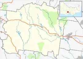 Lal Lal is located in Shire of Moorabool