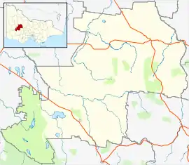 Callawadda is located in Shire of Northern Grampians
