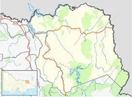 Bellbridge is located in Shire of Towong