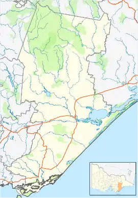 Valencia Creek is located in Shire of Wellington