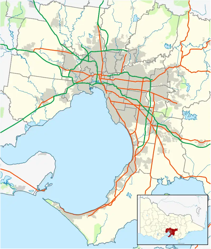 Dandenong is located in Melbourne