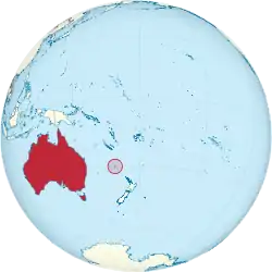 Location of Norfolk Island