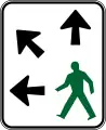 (R3-5) Pedestrians may Cross Diagonally (left)