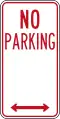 (R5-440) No Parking (Used in New South Wales)