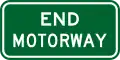 (R6-21) End Motorway