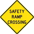 (W5-31) Safety Ramp Crossing