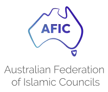 "AFIC" within a sketch of the map of Australia.