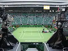 Image 53Rod Laver Arena night session in 2007, the last year the tournament used the Rebound Ace surface. (from Australian Open)