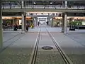 Main walkway inside the Locomotive Workshop