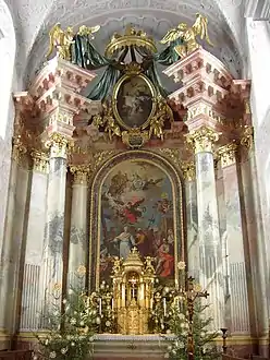 The cathedral's altar