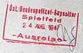 Austria: 1947 exit stamp