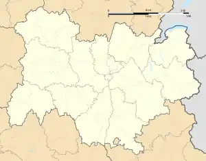 Évosges is located in Auvergne-Rhône-Alpes