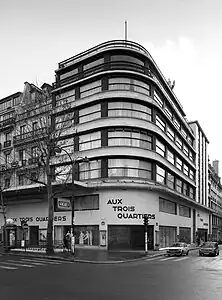 Expressionist influences - Aux Trois-Quartiers department store, Paris, by Louis Faure-Dujarric, 1932